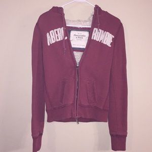 Vintage Abercrombie fur hoodie